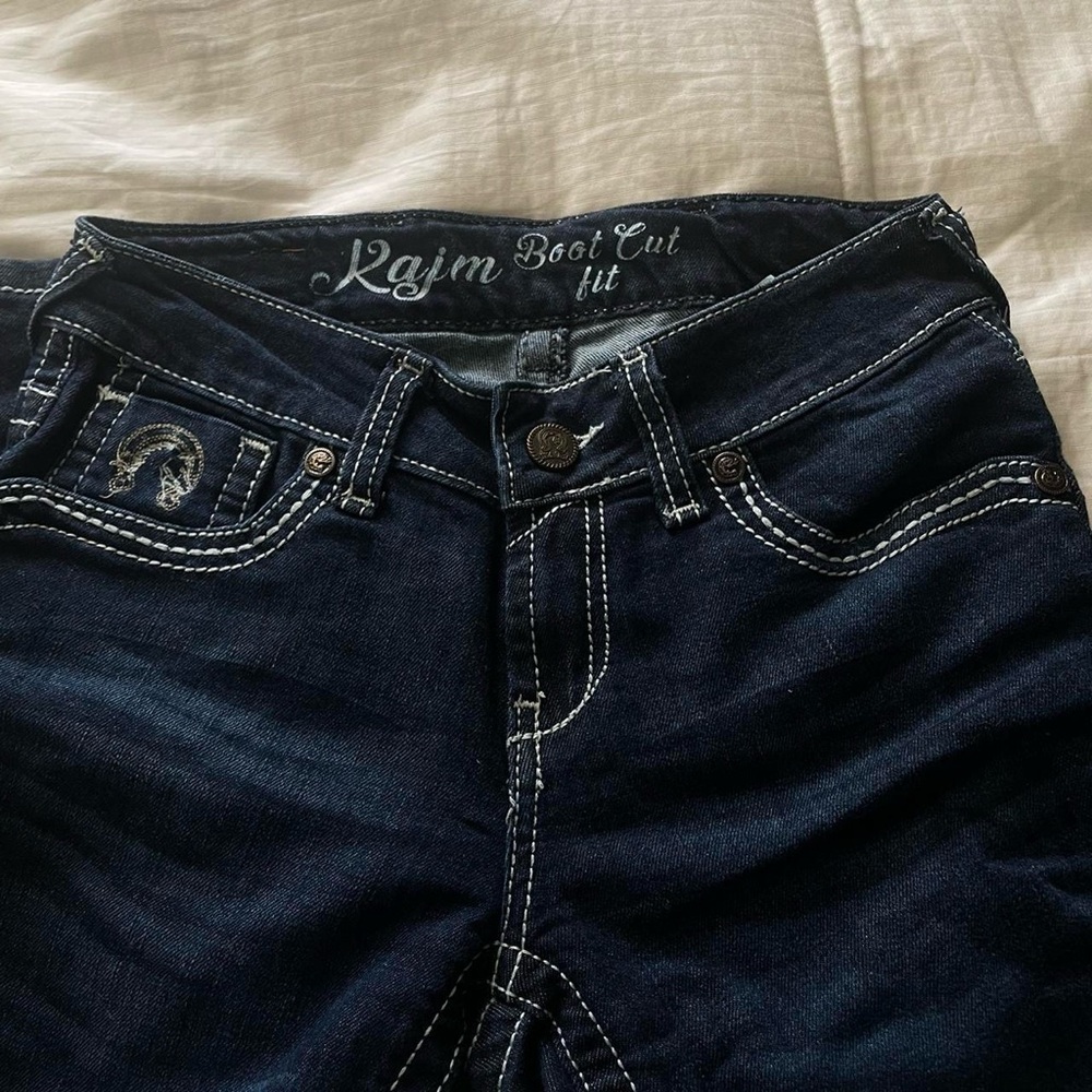 boot cut jeans dark blue bought from a boutique in Mexico